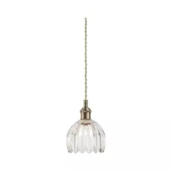 Markslöjd 109136 - Visilica na sajli GOTA 1xE14/40W/230V mesing/prozirno