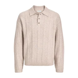 JACK & JONES Pulover JJGAVIN bež