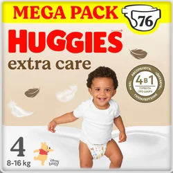 Huggies Pelene Extra Care Box, (4), 8-16kg, 76 komada