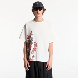 Majice Y-3 Graphic Short Sleeve T-Shirt Chalk White S