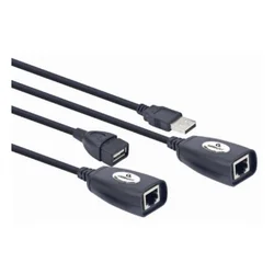 UAE-30M Gembird USB extender radi sa CAT5e ili CAT6 LAN kablom, 30m