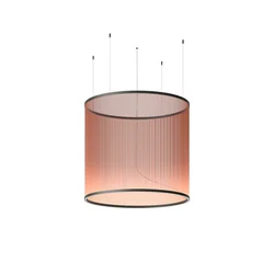 Vibia LED viseča svetilka ARRAY rdečerjava 113x124 valj 927 dim - Dnevna soba/jedilnica - Dizajn - Medenina