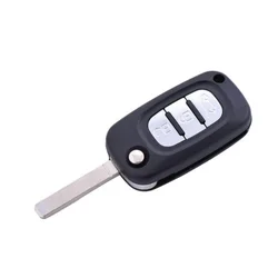 CAR 888 ACCESSORIES Kućište oklop ključa 3 dugmeta za Renault crno