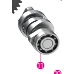 Sklop bregaste osovine 157M-3.02.210 za skuter Motovene New Adviser