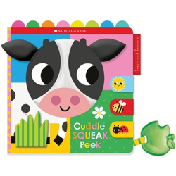 Cuddle Squeak Peek Cloth Book: Scholastic Early Learners (Touch and Explore)