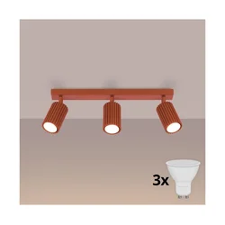 Brilagi - LED spot svetiljka CRESTO 3xGU10/10W/230V crvena