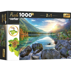 Trefl - Puzzle 2v1 puzzle Jazero Hintersee + triediče - 1 000 kosov