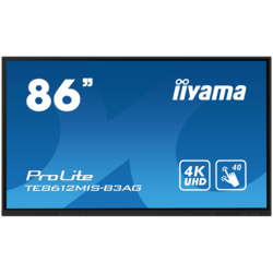 86 iiWare10 , Android 11, 40-Points PureTouch IR with zero bonding, 3840x2160, UHD VA panel, Metal Housing, Fan-less, Speakers 2x 16W front, VGA, HDM
