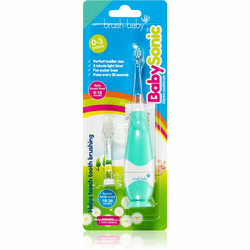 Brush Baby BabySonic električna zobna ščetka za otroke 0 – 36 mesecev Teal 1 kos