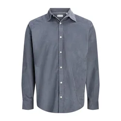 JACK & JONES Srajca JJEFIELD temno siva