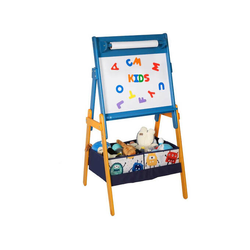 Kinder home Dečija drvena tabla sa magnetima na postolju, za