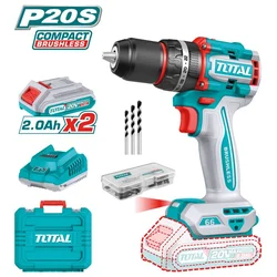 Akumulatorski vrtalnik TIDLI20668E Total Tools
