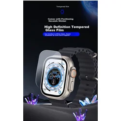 Smorss Zaštita za staklo za pametni sat za Apple Watch Ultra 3/2/1