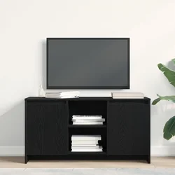 TV ormar Crni hrast 102 x 37,5 x 52,5 cm Konstruirano drvo