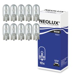 Žarnice W5W 12V 5W-W2,1X9,5D-N501 Neolux, 10kos