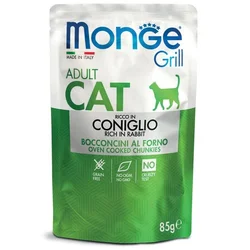 Monge Grill sos za mačke Adult - Zečetina 28x85g