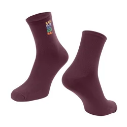 Force colour kraće, bordo l-xl/42-46 čarape ( 90085859 )