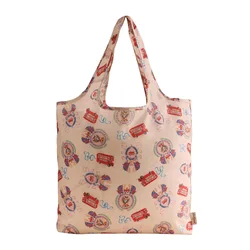 Cath Kidston Nakupovalna torba svetlo bež/temno modra/rdeča
