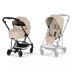 Cybex duo sistem Mios 4.0. Cozy Beige (matt black)