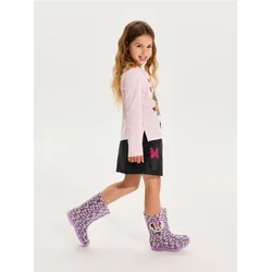 Sinsay - Jeans mini suknja sa dekorativnim šljokicama Minnie Mouse - crno