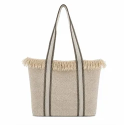 Plažna torba LS Collection - bež