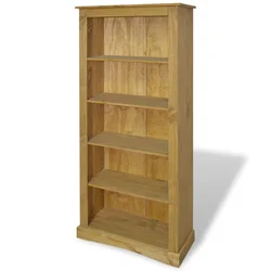 Biblioteka od borovine meksički asortiman Corona 80x40x170 cm
