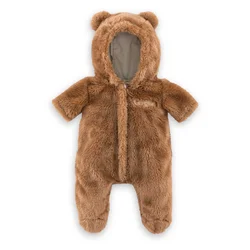 Kombinezon za punčko Bunting Brown Bear Little Explorer Mon Grand Poupon Corolle za punčko velikosti 36 cm od 24 mesecev starosti