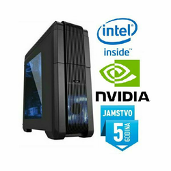 Računalo INSTAR Gamer Zeus Master, Intel Core i7-7700 up to 4.2GHz, 8GB DDR4, 128GB SSD  1TB HDD, GeForce GTX1060 6GB DDR5, DVD-RW, 5 god jamstvo 