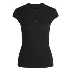 Adidas Ženska majica W Coq Tee Black JZ0278, Okrugli izrez, Crna