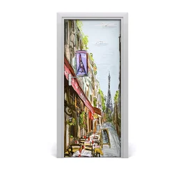 tulup.si Tapete na vratih Eifflov stolp 85x205 cm