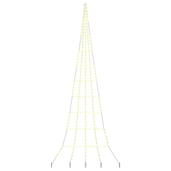LED Božićno drvce s zemljanim klinovima Topla bijela 511 cm