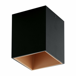 EGLO LED spot POLASSO 3,3W 10x10 cm crna/bakar 94496