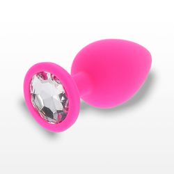 ToyJoy Diamond Booty Jewel Medium rožnat