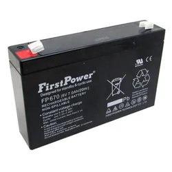 FirstPower 6V 7Ah FP670 terminal T1 ( 0131 )