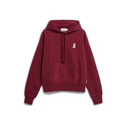 ARMEDANGELS Majica ICONIC A FRANCISARAA temno rdeča/bela