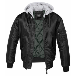 Zimska jakna - MA1 Sweat - BRANDIT - 3150-black-grey