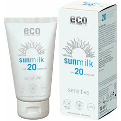 Eco Cosmetics Sensitive mlijeko za sunčanje ZF 20 - 75 ml