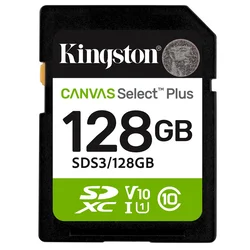 SD Card 128GB Kingston Canvas Select Plus SDR3/128GB