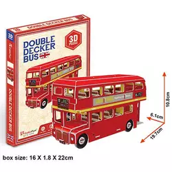 CUBICFUN PUZZLE DOUBLE DECKER BUS S3018