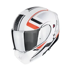 SCORPION Exo-930 evo ardens white mat-black-red kaciga