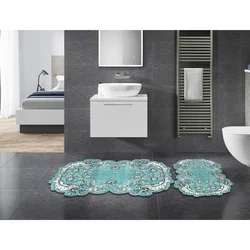 Lessentiel Maison Set 2 prostirke za kupatilo Tirkizni