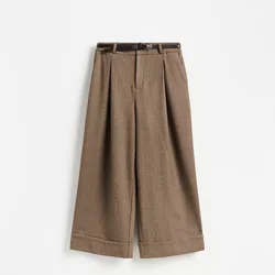 Reserved - Wide leg pantalone s kaišem