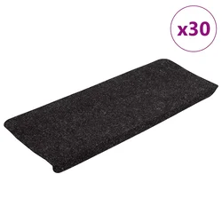 Samoljepljivi otirači za stepenice 30kom antracit 65x24,5x3,5cm