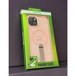 iPhone 15 Bavitel MagSafe sa naslonom pink