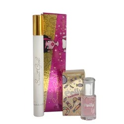 Ženski set parfema Sweet Girl EDT 17 ml + Parfemsko ulje Polly Konfetka, 6 ml