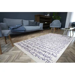 Conceptum Hypnose Tepih Ada Gönül -AL 372, 140x190 cm, Belo-sivi