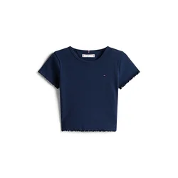 TOMMY HILFIGER Majica ESSENTIAL mornarska