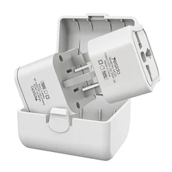 Univerzalen potovalni adapter kit Yesido MC25 750W - bel