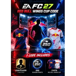 EA SPORTS FC 27 Red Bull Wings Cup 250 Season Points + Kits + Loan Player (DLC) EA App KEY GLOBAL