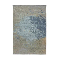 Kayoom RAVNO TKANA PREPROGA Blaze 100 Multi / Blau   155/230 cm   modra, večbarvno